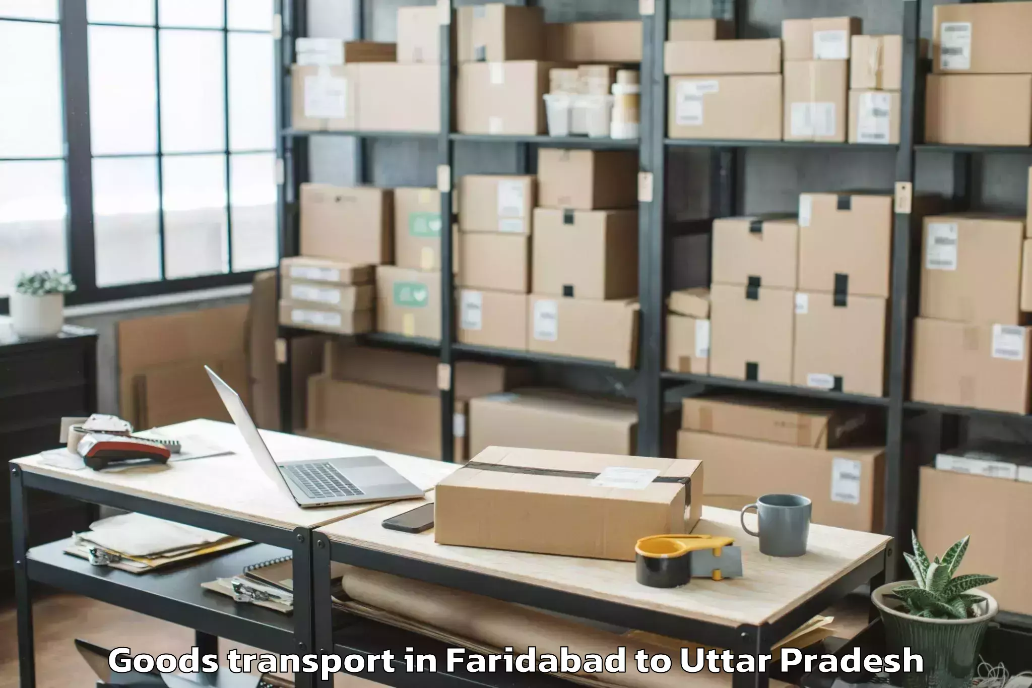 Easy Faridabad to Logix City Centre Mall Goods Transport Booking